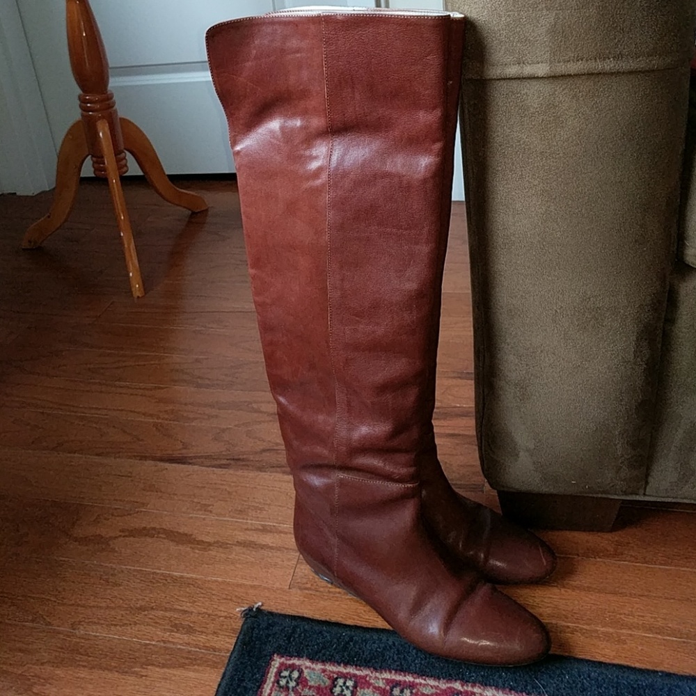Loeffler Randall Cognac OTK boots